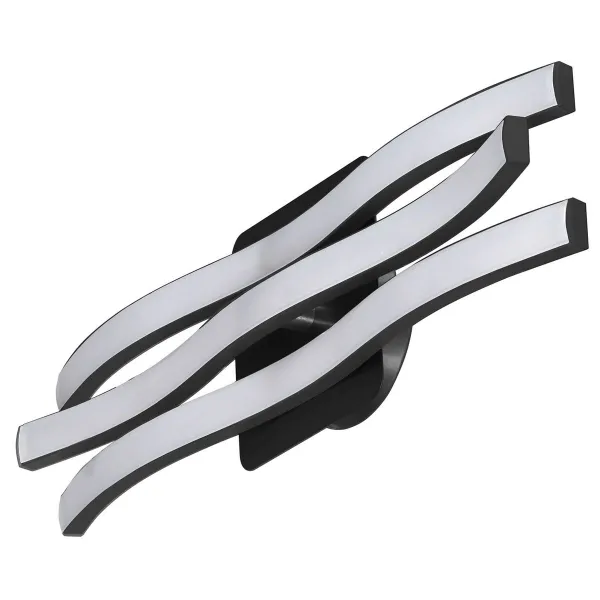 LED-seinävalo Activejet AJE-LOGAN Keltainen Musta Lämmin valkoinen 80 1500 lm 220-240 V (1 Kappaletta)
