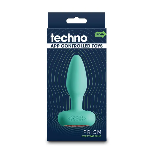 Vibrating Butt Plug NS Novelties Prism Green (8,6 cm)