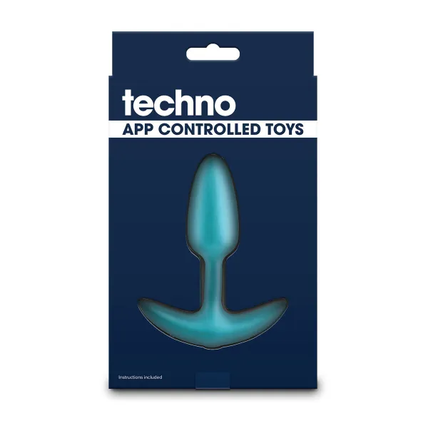 Vibrating Butt Plug NS Novelties Trance Blue (9,3 cm)