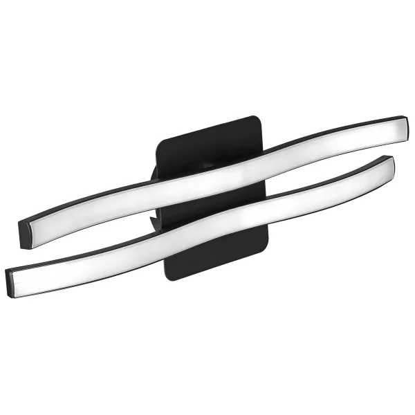 LED-seinävalo Activejet AJE-SALY Musta Lämmin valkoinen 80 1100 Lm 220-240 V (1 Kappaletta)