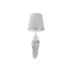 Wall Lamp Home ESPRIT White Modern Horse Aged finish 220 V 18 x 21,5 x 50,5 cm (2 Units)