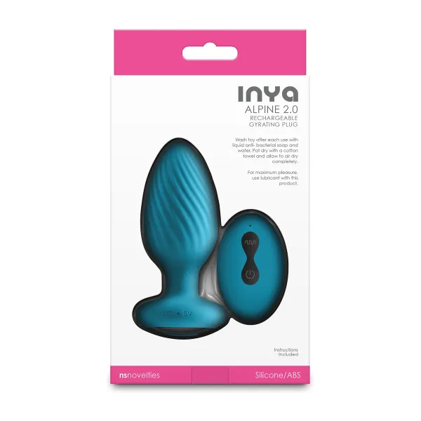 Vibrating Butt Plug NS Novelties Inya Green (8,8 cm)