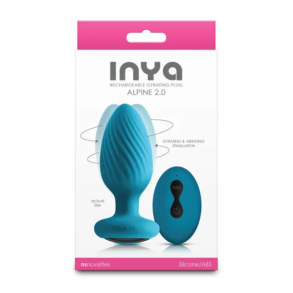 Vibrating Butt Plug NS Novelties Inya Green (8,8 cm)