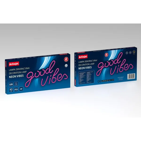 Neon Sign Activejet AJE-NEON VIBES Multicolour (1 Piece)