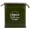 Stool Alexandra House Living Green Metal Rope Fir wood 36 x 36 x 39 cm