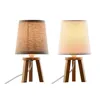 Desk lamp Home ESPRIT Brown 13 x 13 x 24 cm (2 Units)