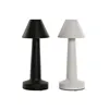 Desk lamp Home ESPRIT White Black 9 x 9 x 24 cm (2 Units)