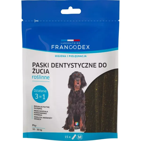 Dog Snack Francodex Dental Strips M Vegetables 352,5 g