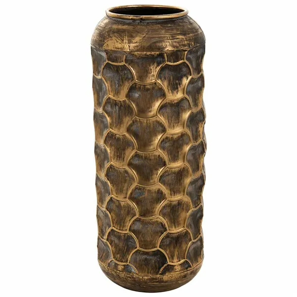 Vase Alexandra House Living Gold Iron 23 x 57 x 23 cm