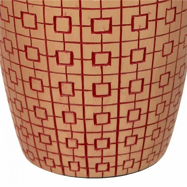 Vase Alexandra House Living Red Golden Polyresin 18 x 24 x 18 cm