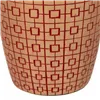 Vase Alexandra House Living Red Golden Polyresin 18 x 24 x 18 cm