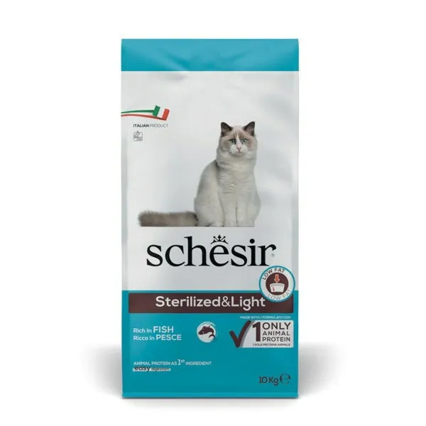 Kačių maistas Agras Pet Foods Adult Sterilized & Light Žuvis 10 kg