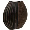 Vase Alexandra House Living Brown Polyresin 10 x 29 x 29 cm