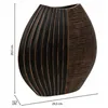 Vase Alexandra House Living Brown Polyresin 10 x 29 x 29 cm