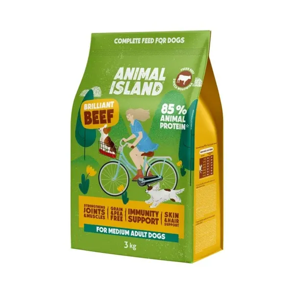 Фураж ANIMAL ISLAND Brilliant beef Телятина 3 Kg