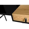 Pöytä Unique LESTE JSBG-142-1 Musta Teräs 120 x 76 x 60 cm