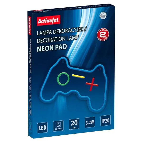 Apšvietimo apdaila Activejet AJE-NEON PAD Spalvotas (1 Dalys)
