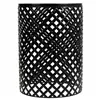 Flower Pot Stand Alexandra House Living Black Iron Tile 38 x 50 x 38 cm 2 Pieces