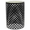 Flower Pot Stand Alexandra House Living Black Iron Tile 38 x 50 x 38 cm 2 Pieces