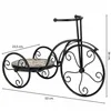 Flower Pot Stand Alexandra House Living Black Iron Tile Bicycle 23 x 36 x 53 cm