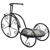 Flower Pot Stand Alexandra House Living Black Iron Tile Bicycle 23 x 36 x 53 cm