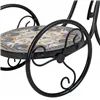 Flower Pot Stand Alexandra House Living Black Iron Tile Bicycle 23 x 36 x 53 cm