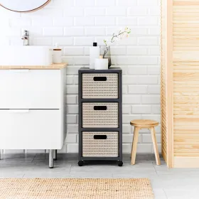 Lillepoti alus, Alexandra House Living, must raudplaat, 33 x 37 x 33 cm, 3 tk