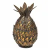 Candle Holder Alexandra House Living Golden Iron 18 x 28 x 18 cm Pineapple