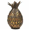 Candle Holder Alexandra House Living Golden Iron 18 x 28 x 18 cm Pineapple