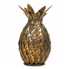 Candle Holder Alexandra House Living Golden Iron 15 x 26 x 15 cm Pineapple