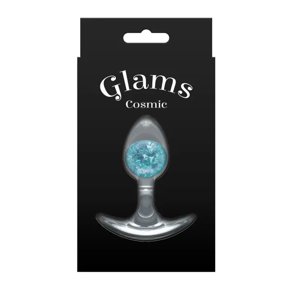 Anal plug NS Novelties Glams Blue (7 cm)