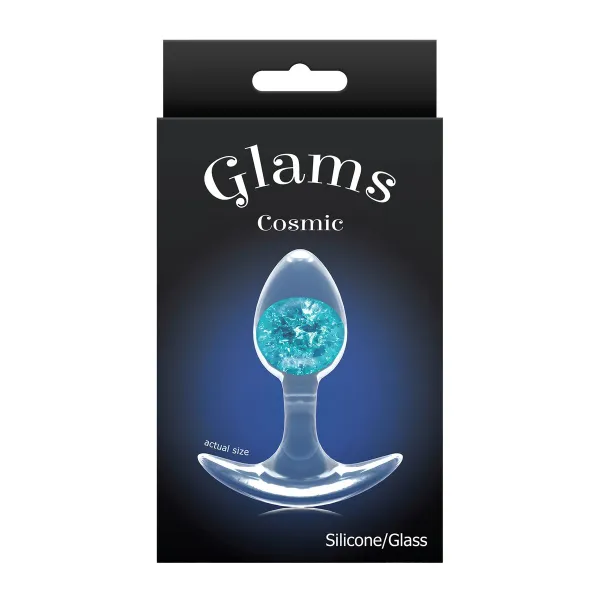 Anal plug NS Novelties Glams Blue (7 cm)