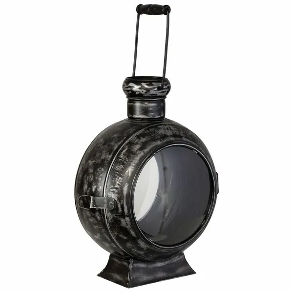 Candle Holder Alexandra House Living Black Glass Iron 21 x 40 x 29 cm