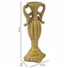 Candle Holder Alexandra House Living Gold Resin 14 x 33 x 14 cm