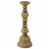 Candle Holder Alexandra House Living Gold Resin 16 x 46 x 16 cm