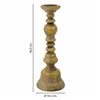 Candle Holder Alexandra House Living Gold Resin 16 x 46 x 16 cm