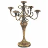 Candle Holder Alexandra House Living Gold Iron 29 x 47 x 29 cm