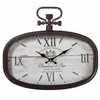 Wall Clock Alexandra House Living White Brown Metal 45 x 2 x 40 cm