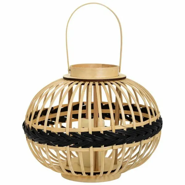 Lantern Alexandra House Living Natural Bamboo 37 x 30 x 37 cm