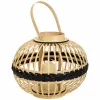 Lantern Alexandra House Living Natural Bamboo 37 x 30 x 37 cm