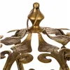 Candleholder Alexandra House Living Golden Glass Iron 26 x 33 x 26 cm