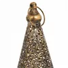 Candleholder Alexandra House Living Gold Glass Iron 19 x 43 x 19 cm