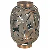 Candleholder Alexandra House Living Golden Glass Iron 24 x 37 x 24 cm