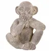 Decorative Figure Alexandra House Living Grey Magnesium Monkey 26 x 40 x 35 cm