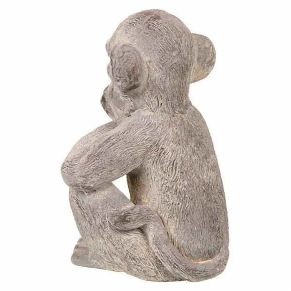 Decorative Figure Alexandra House Living Grey Magnesium Monkey 26 x 40 x 35 cm