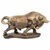 Decorative Figure Alexandra House Living Golden Polyresin Bull 18 x 30 x 53 cm