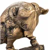 Decorative Figure Alexandra House Living Golden Polyresin Bull 18 x 30 x 53 cm