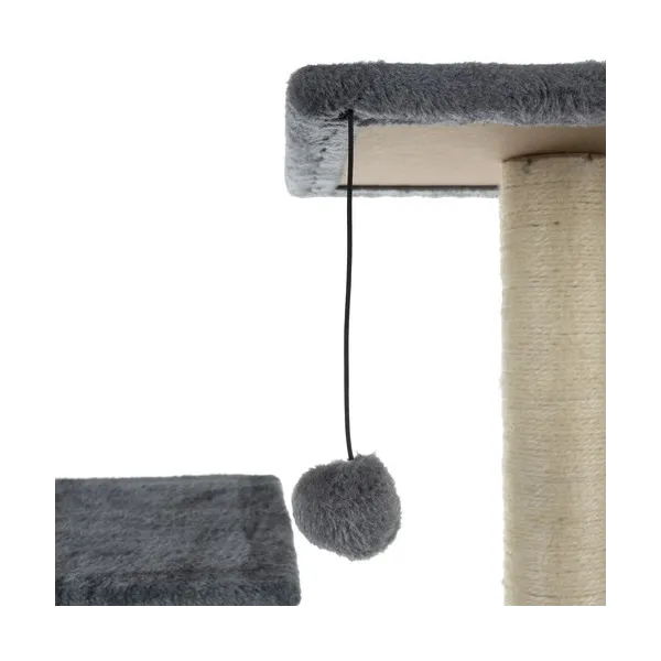 Kaķu māja 71 cm pelēka Purlov 21712