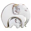 Decorative Figure Alexandra House Living White Polyresin Elephant 8 x 21 x 25 cm