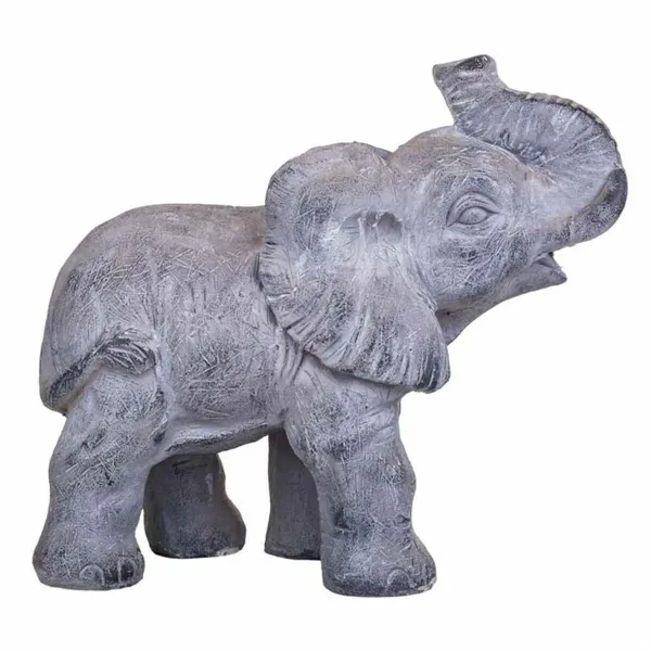 Decorative Figure Alexandra House Living Grey Magnesium Elephant 26 x 40 x 35 cm